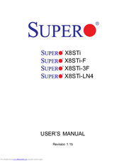 Supero X8STi-LN4 User Manual