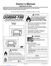 Quadra-Fire 27I-ACC Owner's Manual