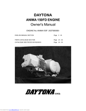 Daytona ANIMA 150FD Owner's Manual
