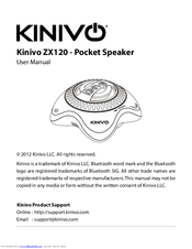 Kinivo ZX120 User Manual