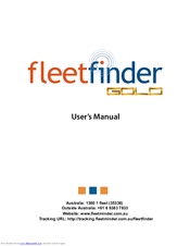 fleetfinder GOLD User Manual
