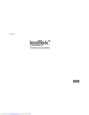 Isotek EVO3 Solus Instruction Manual
