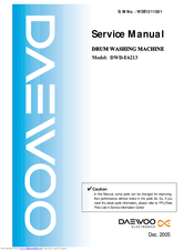 Daewoo DWD-E6213 Service Manual