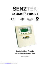 Senztek SolaStat-Plus-ET Installation Manual