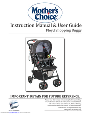 Mother's Choice Floyd Shopping Buggy Instruction Manual & User Manual