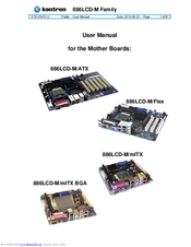 Kontron 886LCD-M/mITX User Manual