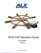 ALX RCS-3100 Operator's Manual