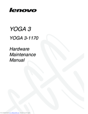 Lenovo YOGA 3-1170 Hardware Maintenance Manual