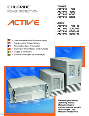 Chloride ACTIVE 3000-19 Operating Manual