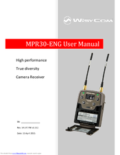 WisyCom MPR30-ENG User Manual
