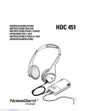 Sennheiser HDC 451 Instruction Manual