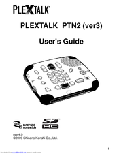 Plextalk PTN2 Cross User Manual