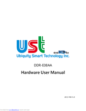 Ubiquity Smart Technology DDR-E08AA Hardware User Manual