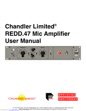 Chandler Limited REDD.47 User Manual