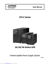 Power Inspired VFI-C Series 2KR User Manual
