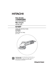 Hitachi G10ST Handling Instructions Manual