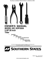Southern States SOF550A Owner's Manual