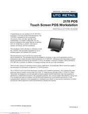UTC RETAIL 2170 Installation Manual
