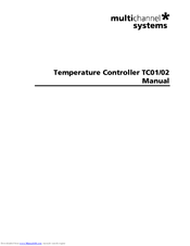 Multi Channel Systems TC01 User Manual
