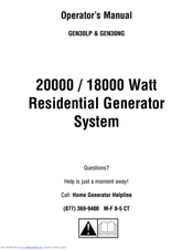 Rheem GEN30NG Operator's Manual