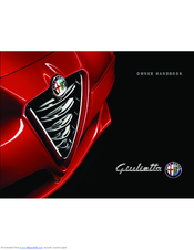 Alfa Romeo GIULIETTA Owner's Handbook Manual