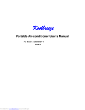 Koolbreeze CLIMATEASY 14 P-14HCP User Manual