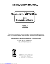MONTAGUE Vectaire HX Series Instruction Manual