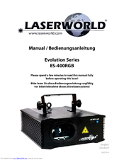 Laserworld Evolution Series ES-400RGB Manual