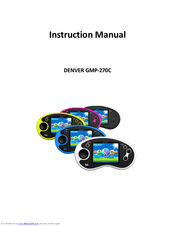 DENVER GMP-270CMK2 Instruction Manual