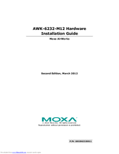 Moxa Technologies AWK-6232-M12 Installation Manual