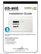 CIE-Group CLB-AVID Installation Manual