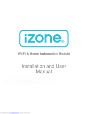 iZone Airstream Installation And User Manual