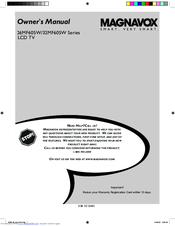Magnavox 26MF605W series Owner's Manual