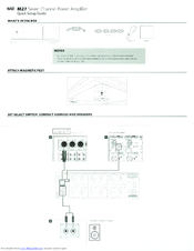 NAD M27 Quick Setup Manual