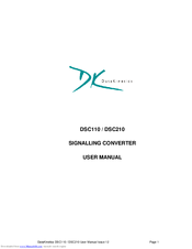 DataKinetics DSC210 User Manual