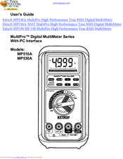 Extech Instruments MP510A User Manual