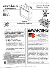 Heat&Glo 6000C-IPI Owner's Manual