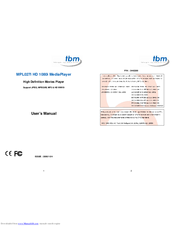 TBM MPL027I User Manual