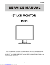 AOC 193P+ Service Manual
