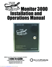 Monitor 4920333 Installation And Operation Manual