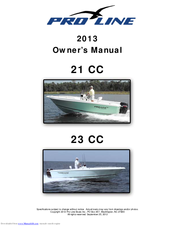 Pro-Line Boats 21 CC Owner's Manual