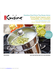 Euro Cuisine EC9500 User Instructions