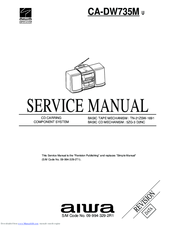 Aiwa CA-DW735M Service Manual