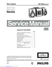 Philips MC-i250/21M/22/37 Service Manual