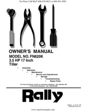 Rally FN620K Owner's Manual