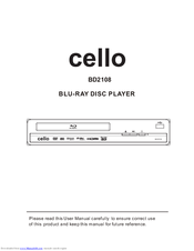 Cello BD2108 User Manual