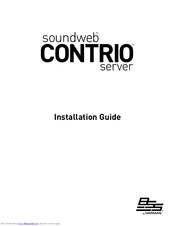 Soundweb Contrio Installation Manual