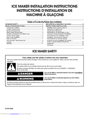 Kitchenaid KUID308ESS Installation Instructions Manual
