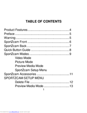 SportZTek SportZCam User Manual