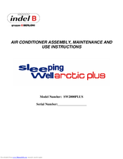 Indel B sleeping well arctic plus SW2000PLUS Installation, Maintenance And Use  Instructions